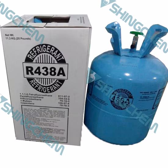 Gas refrigerante R422A Refrigerante in vendita R422A Refrigerante R422A Prezzo in idrocarburi e derivati ​​Bombola monouso da 11,3 kg R422A